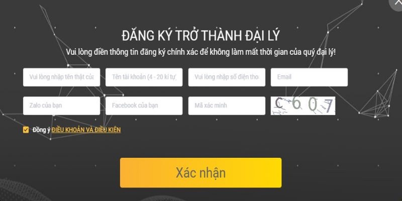 Quy trình đăng ký tài khoản đại lý nhà cái nhanh chóng, dễ hiểu